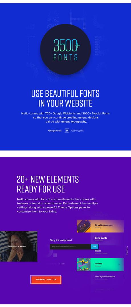 Un thème de portefeuille WordPress visuellement époustouflant