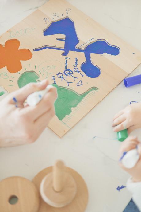 puzzle personnalisé bébé 1 2 3 ans diy