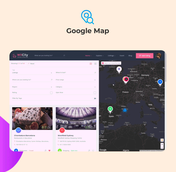 Wilcity – Thème WordPress de liste d’annuaires Wilcity - Annuaire de listes Thème WordPress