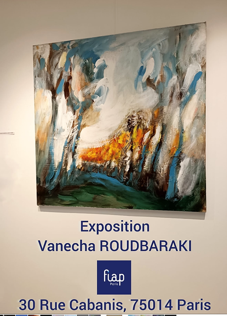 Exposition Vanecha Roudbaraki au Fiap.