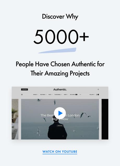 Authentique – Thème WordPress pour blogs et magazines de style de vie Vidéo promotionnelle