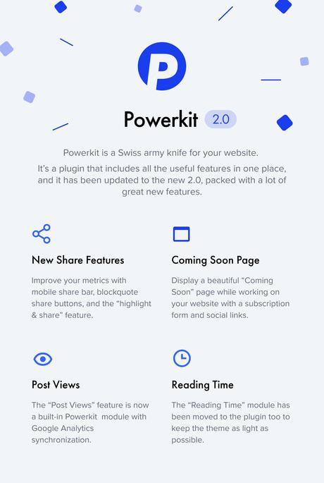 Authentique – Thème WordPress pour blogs et magazines de style de vie Kit de puissance 2.0