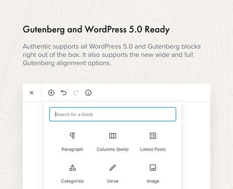Prêt pour Gutenberg et WordPress 5.0