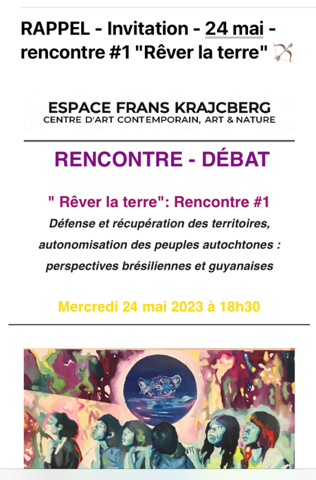 Espace Frans Krajcberg –  » Rêver la terre  » le 24 Mai 2023.