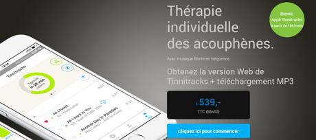 La toute première application pour smartphone développée pour soigner les acouphènes