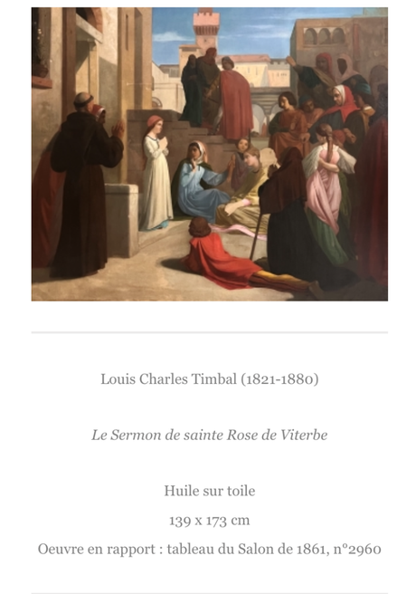 Galerie Charvet « Sainte Rose de Viterbe »