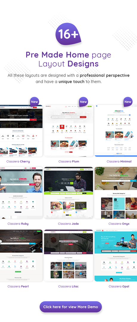 Classiera – Thème WordPress pour petites annonces Meilleur thème WP classé