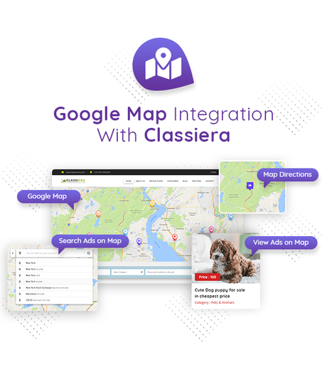 Classiera – Thème WordPress pour petites annonces Google MAP dans le thème classé