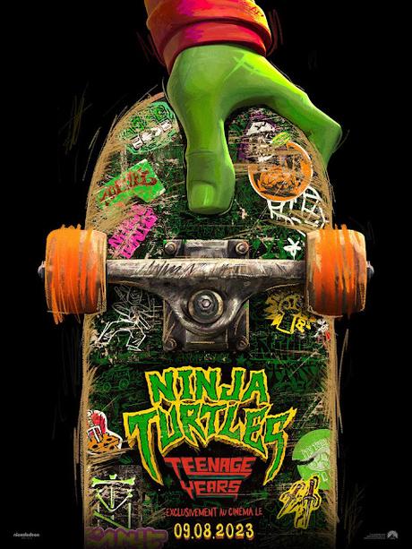 Nouvelle affiche FR pour Ninja Turtles - Teenage Years de Jeff Rowe