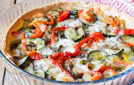 Tarte Légère à la Ratatouille ww