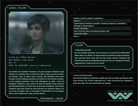 Test et avis de Alien le jeu de rôle