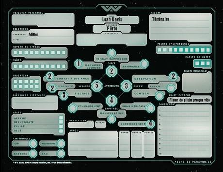 Test et avis de Alien le jeu de rôle