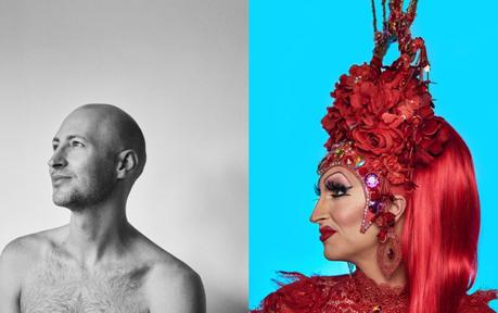 Portraits puissants de Drag Queens en costume et hors costume Faites glisser la reine dans et hors du costume.