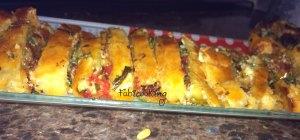 Roulé ricotta chorizo et roquette Roulé ricotta chorizo et roquette