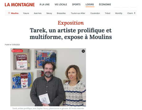 Un article dans La Montagne