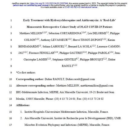 Covid-19 : Didier Raoult et des essais cliniques sauvages ?