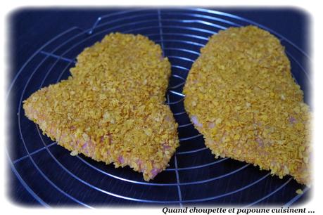 ESCALOPES PANEES CHAPELURE FLOCONS DE MAÏS & AROMATES escalopes de veau panées à la chapelure flocons de maïs et aromates-2721