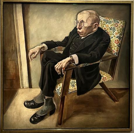 George Grosz - Portrait de l'écrivain Max Hermann Neisse - 1925
