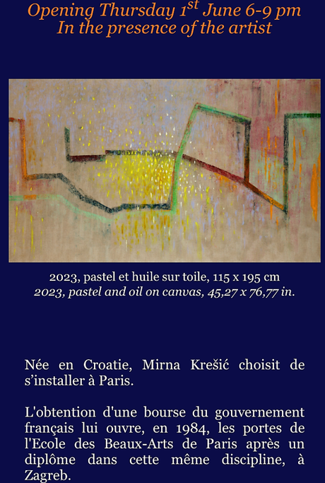 Galerie Pascal Lansberg  » Mirna Kresic  » 1er au 30 Juin 2023.