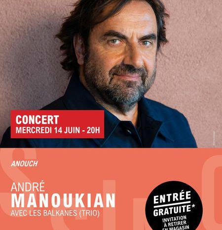 Espaces Culturels E. Leclerc - #LETRIDENT - Culturissimo 2023 : André Manoukian en concert à Cherbourg le 14 juin au Théâtre à l’Italienne !