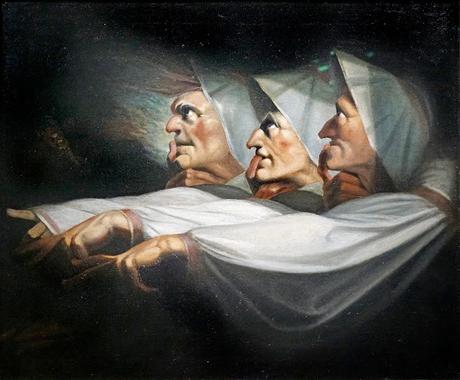 Johann Heinrich Füssli - Trois fois trois sorcières Johann Heinrich Füssli - Trois fois trois sorcières
