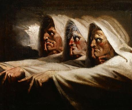 Johann Heinrich Füssli - Trois fois trois sorcières