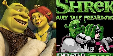 Film Shrek et jeu Fairy Tale Freakdown