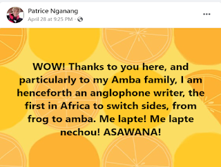 L’écrivain africain francophone défroqué : Une extension du domaine de la littérature L’écrivain africain francophone défroqué : Une extension du domaine de la littérature