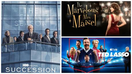 Séries | SUCCESSION S04 – 18/20 | THE MARVELOUS MRS MAISEL S05 – 17/20 | TED LASSO S03 – 13/20