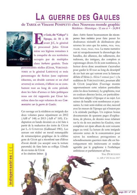 Revue de presse : L’avis des bulles n°272