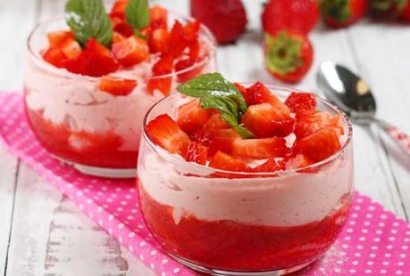 Mousse aux Fraises en Verrine ww