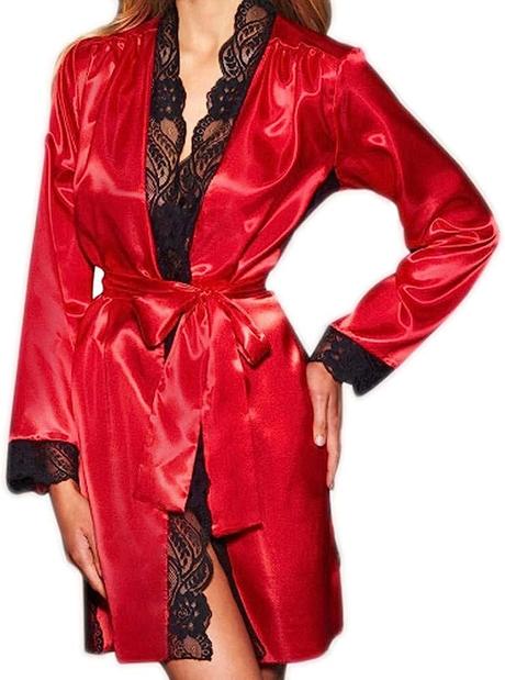 THE IDOL : Jocelyn’s red robe with black lace in S1E01