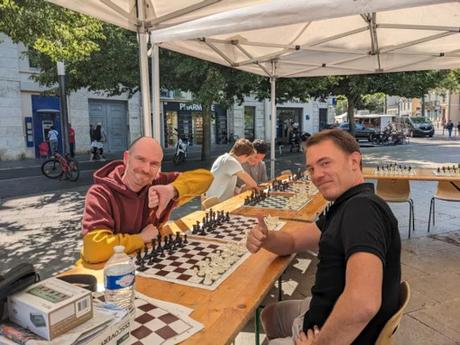 Le TOP 16 d'échecs à Chartres avec Yannick Gozzoli