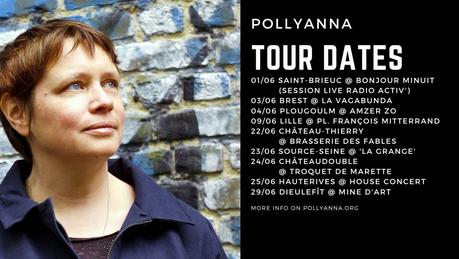 Pollyanna,  session live de Radio Activ' à Bonjour Minuit, Saint-Brieuc, le 1 juin 2023