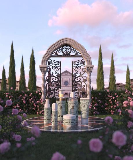 Santa Maria Novella décline son eau historique Acqua di Rose en une ligne cosmétiques