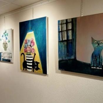 pierre béjoint,peinture,exposition,les rousses,tronches de vie,blog littéraire de christian cottet-emard,art,espace jeanne fournier,chromia,livre tronches de vie