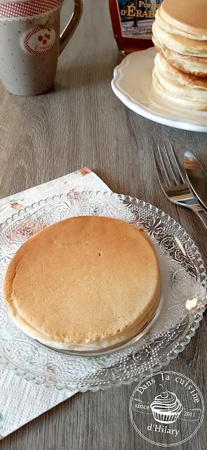 Pancakes légers et protéinés au skyr - Dans la cuisine d'Hilary