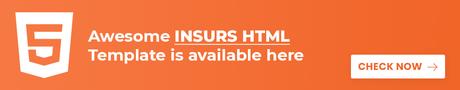 Modèle HTML d'assurance Modèle HTML d'assurance