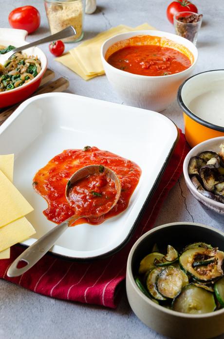 recette lasagnes vegan repas italien festif