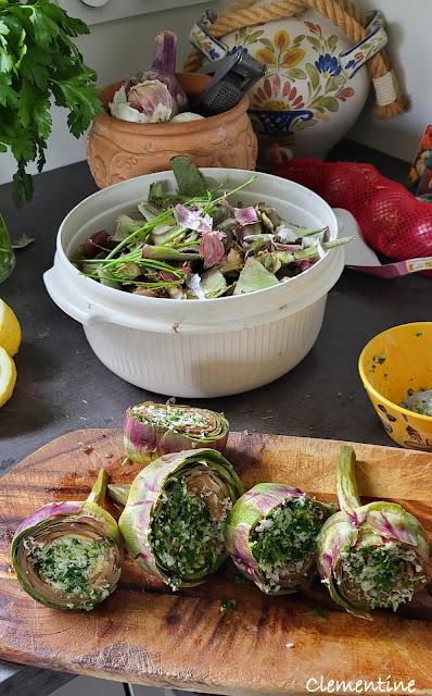 Carciofi alla romana - Artichauts à la romaine