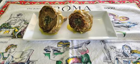 Carciofi alla romana - Artichauts à la romaine