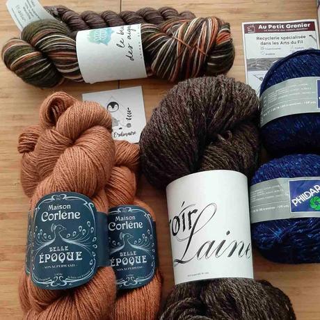 Tolosa ~ Audrey Borego Designs (Yarnflakes) et laine de Maison Corlene