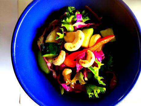 Salade avec ananas Salade avec ananas