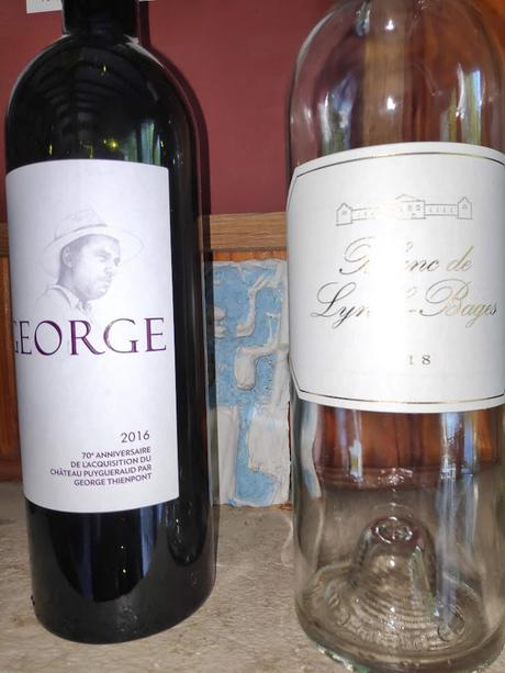 Francs-Cotes de Bordeaux : Puygueraud cuvée George 2016, Bordeaux : Blanc de Lynch-Bages 2018 IMG_20230614_181434
