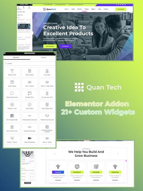 Quantech – Thème WordPress pour solutions et technologies informatiques - 4
