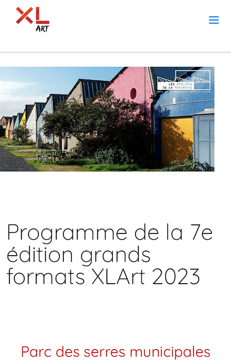 XL ART 2023. « La Biennale »16/17/18 Juin à ST.Pierre des Corps.