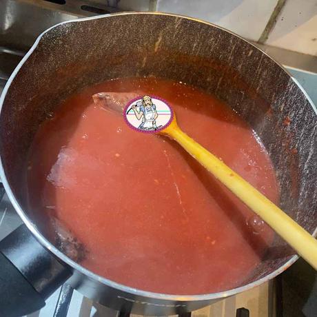 Fraises et pastèque presque comme un sorbet