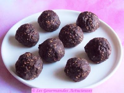Energy balls choco-raisins (Vegan)