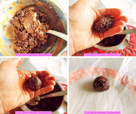 Energy balls choco-raisins (Vegan) Energy balls choco-raisins (Vegan)