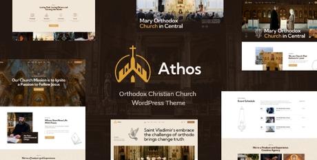 Athos – Thème WordPress de l’Église chrétienne orthodoxe